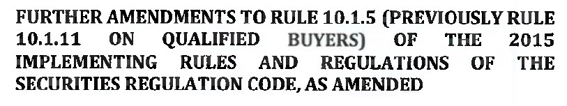 SEC Memorandum Circular No. 15, Series of 2026